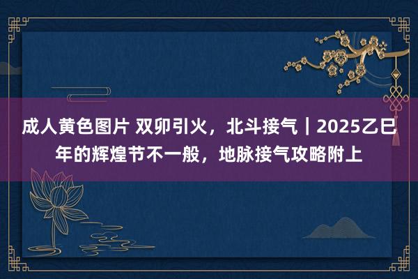 成人黄色图片 双卯引火，北斗接气｜2025乙巳年的辉煌节不一般，地脉接气攻略附上